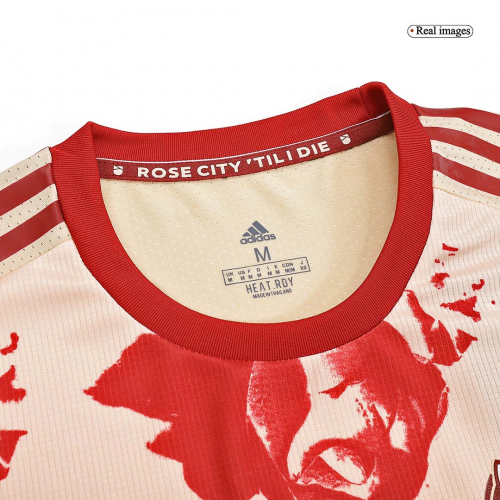 Portland Timbers Soccer Jersey Heritage Rose Kit (Player Version