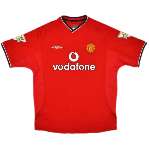 Manchester United BECKHAM #7 Retro Jersey Home 2000/02