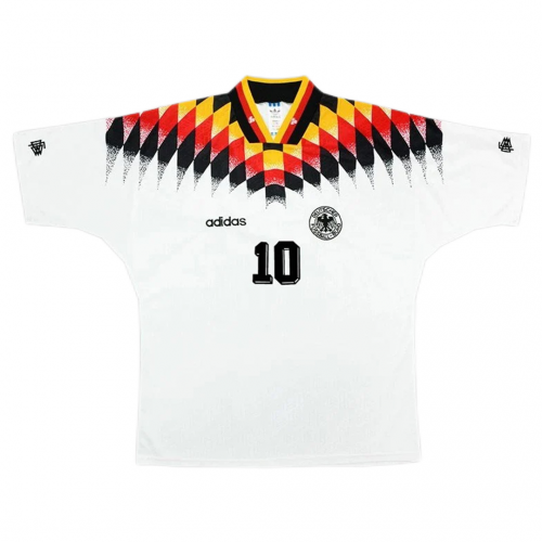 Germany MATTHÄUS #10 Retro Jersey Home 1994