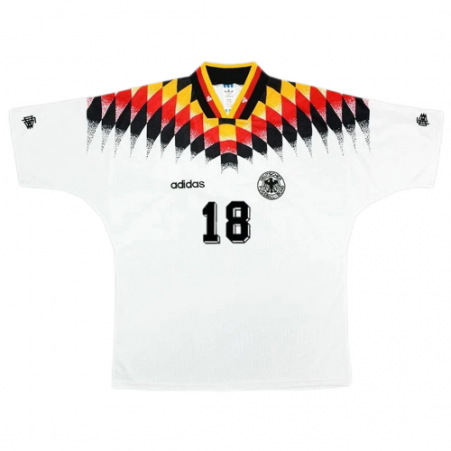 Germany KLINSMANN #18 Retro Jersey Home 1994