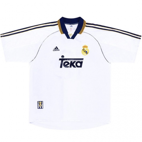 Real Madrid MORIENTES #9 Retro Jersey Home 1998/00