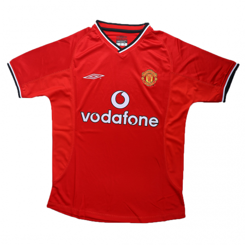 Manchester United BECKHAM #7 Retro Jersey Home 2000/02