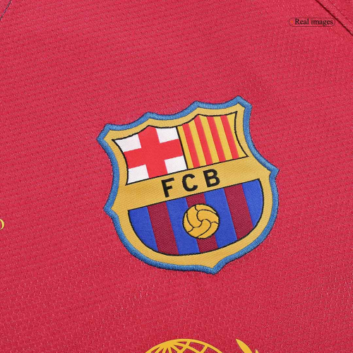 Barcelona UCL Final Retro Home Long Sleeve Jersey 2008/09