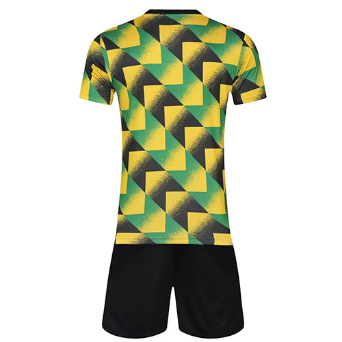 Customize Team Jersey Kit(Shirt+Short) Yellow&Green 728