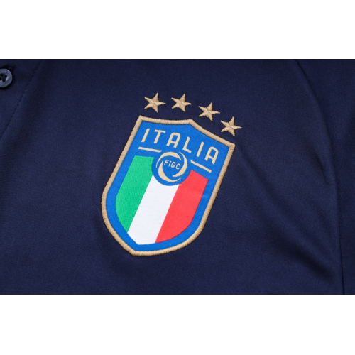 Italy Polo Shirt Navy 2023