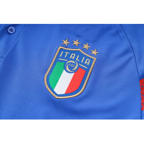 Italy Polo Shirt Blue 2022/23