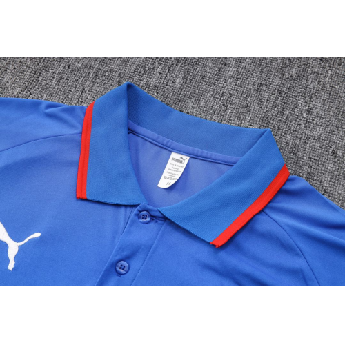 Italy Polo Shirt Blue 2022/23
