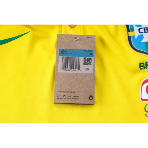 Brazil Polo Shirt Yellow 2022/23