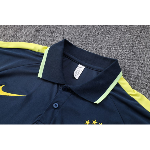 Brazil national team Polo Shirt Navy