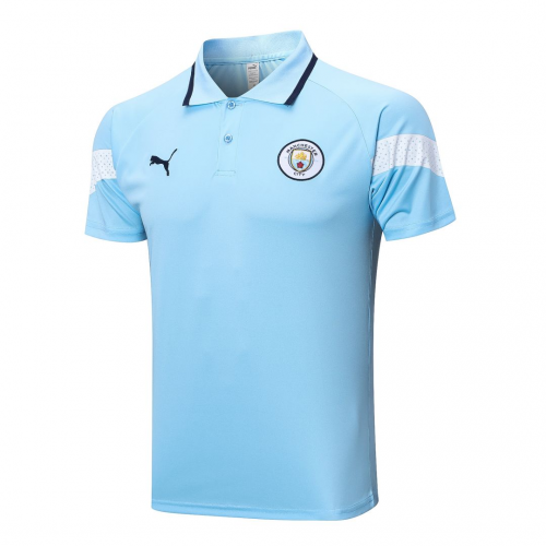 Manchester City Core Polo Shirt Blue 2022/23