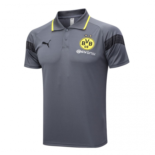 Conjunto Polo del Borussia Dortmund 2023-2024 Gris