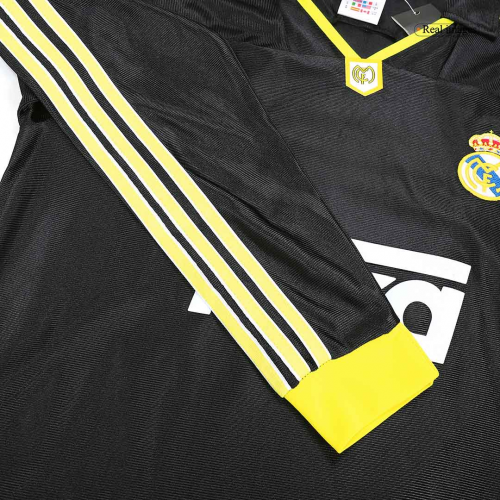Real Madrid Retro Away Long Sleeve Jersey 1999/01