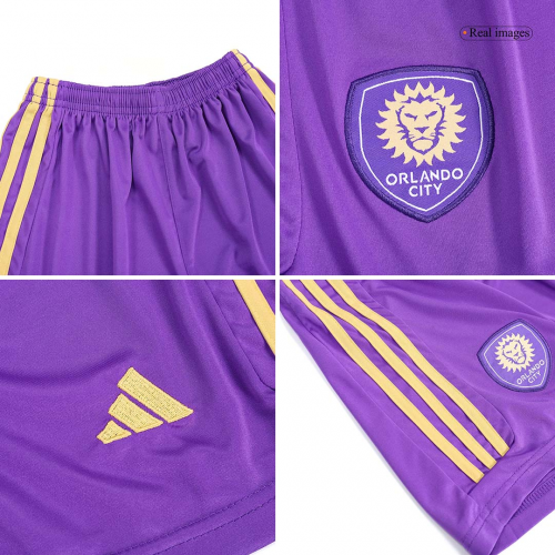 Kids Orlando City Home Jersey Kit Replica 2023