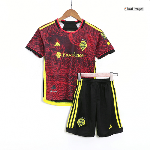 Kids Seattle Sounders Away Jersey Kit Replica 2023