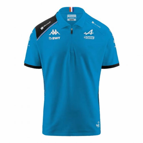 BWT Alpine F1 Team Polo Shirt Blue 2023