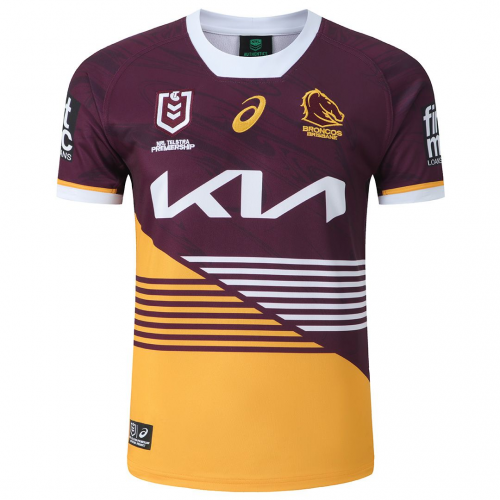 2023 Brisbane Broncos Home NRL Rugby Jersey