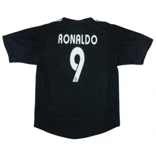 Retro Real Madrid RONALDO #9 Away Jersey 2004/05