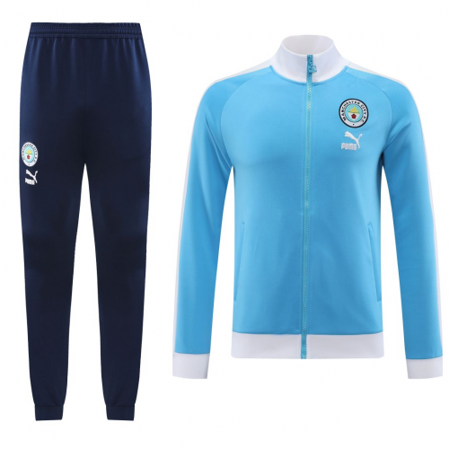 Manchester City Training Kit (Jacket+Pants) Blue 2023/24