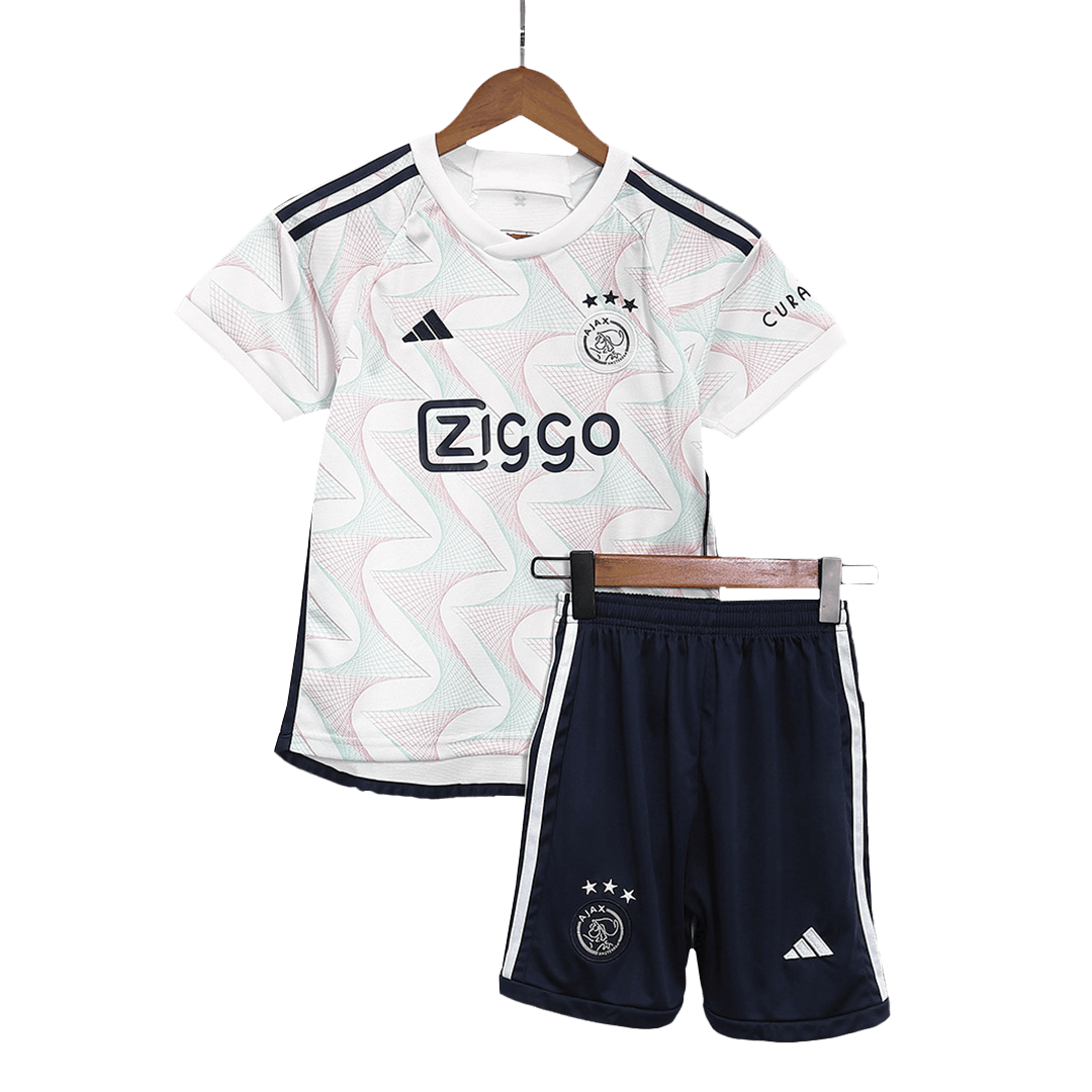 Kids Ajax Away Whole Kit(Jersey+Shorts+Socks) 2023/24