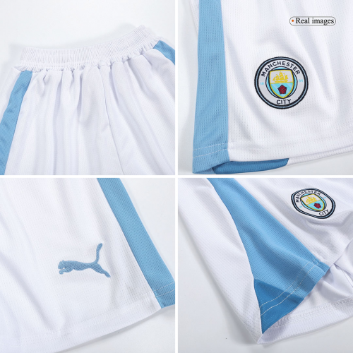 Kids Manchester City Home Jersey Kit 2023/24