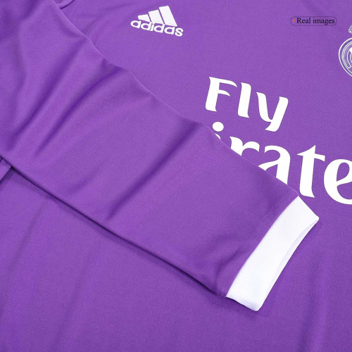 Real Madrid Retro Long Sleeve Jersey Away 2016/17