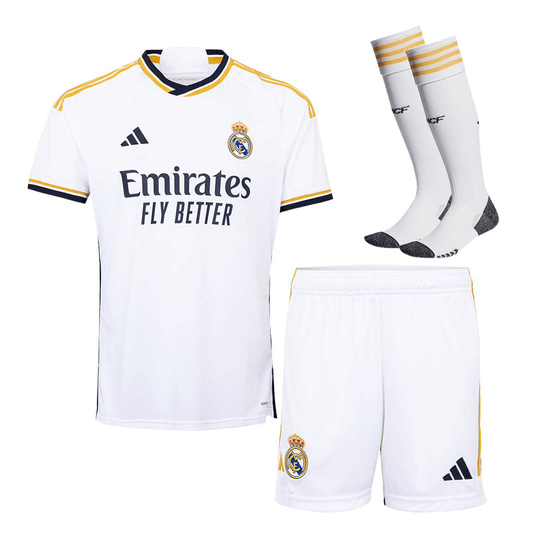 Real Madrid Soccer Jersey Home Whole Kit(Jersey+Shorts+Socks