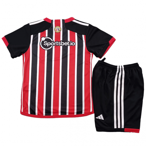 Kids Sao Paulo FC Away Kit Jersey+Shorts 2023/24