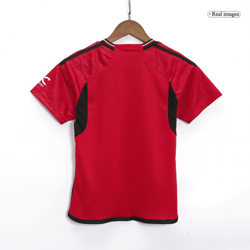 Kids Manchester United Home Jersey Kit 2023/24