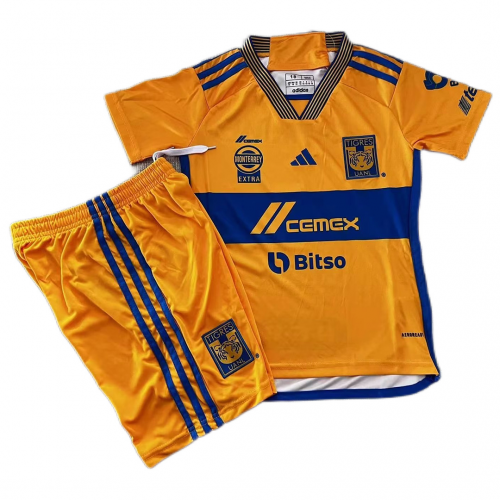 Kids Tigres UANL Home Jersey Kit 2023/24