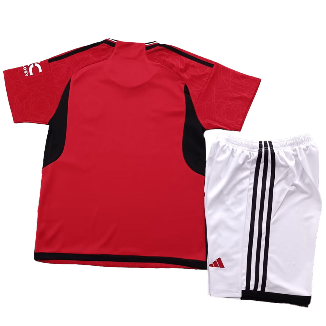 Kids Manchester United Jersey Home Kit 2023/24 | MineJerseys