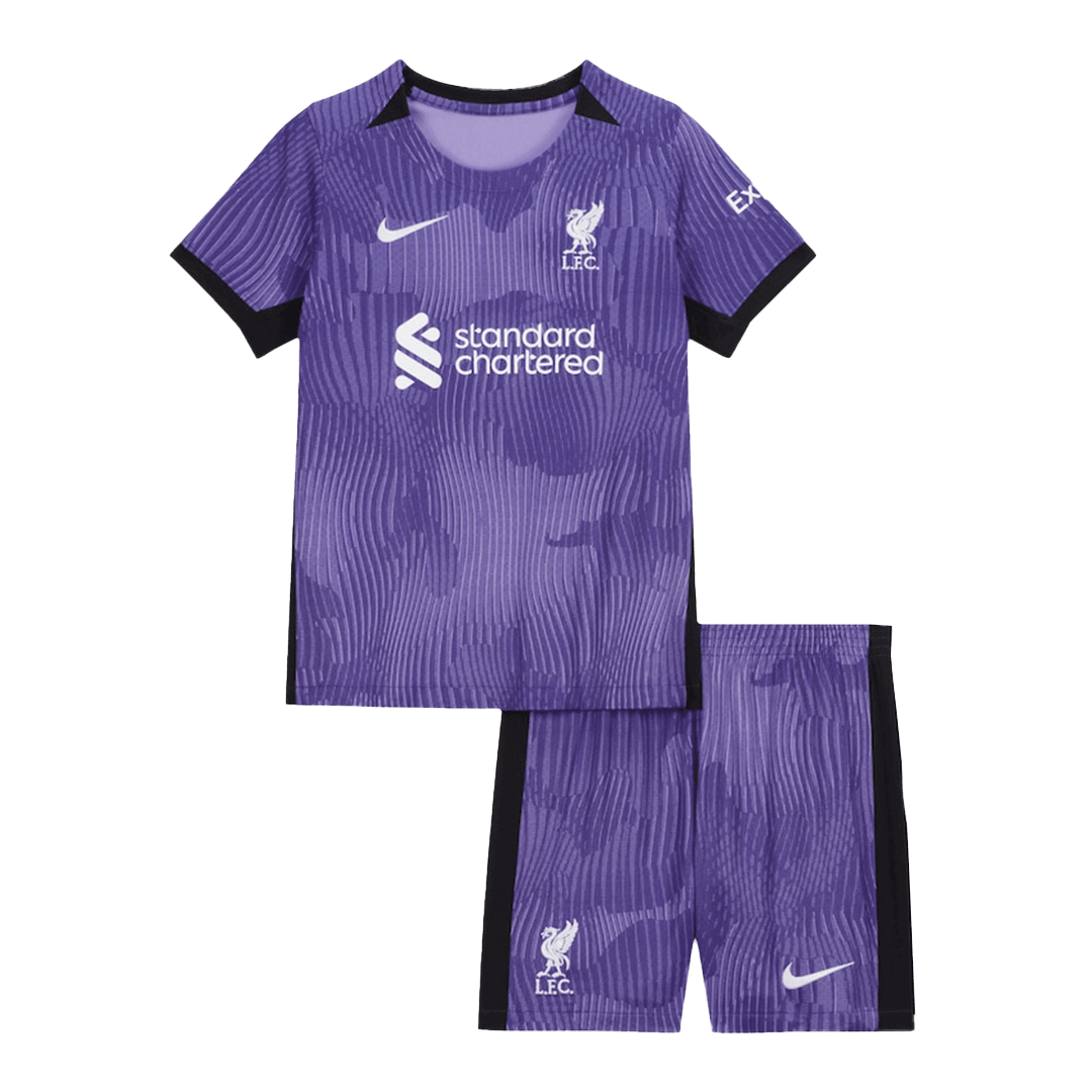 Kids Liverpool Third Whole Kit Jersey+Shorts+Socks 2023/24