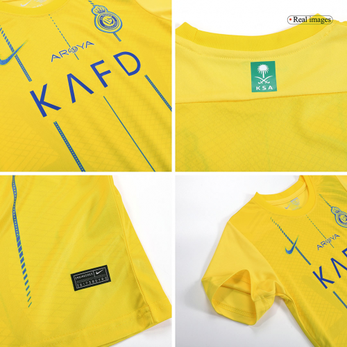 Kids Al Nassr Home Kit Jersey+Shorts 2023/24