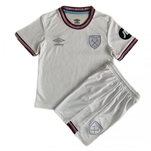 Kids West Ham United Away Kit Jersey+Short 2023/24