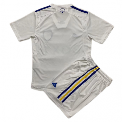 Kids Leeds United Home Kit Jersey+Shorts 2023/24