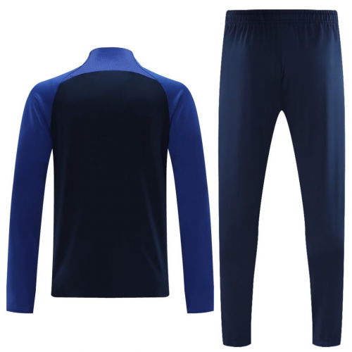 Al Nassr Zipper Sweatshirt Kit(Top+Pants) Navy 2023/24
