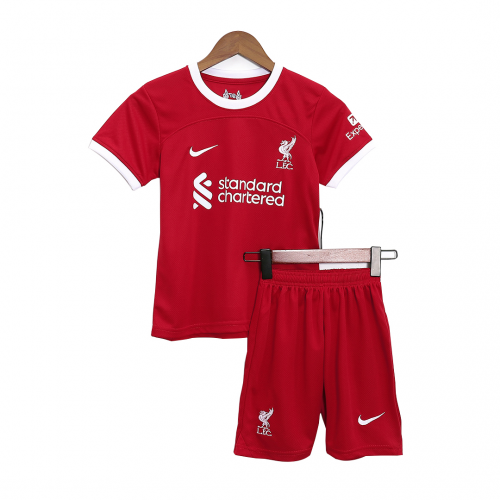 Kids Liverpool Home Jersey Kit 2023/24