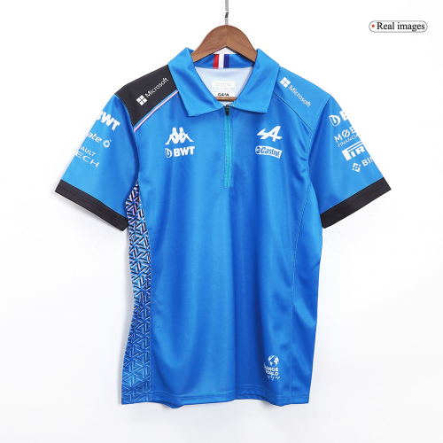 BWT Alpine F1 Team Polo Shirt Blue 2023