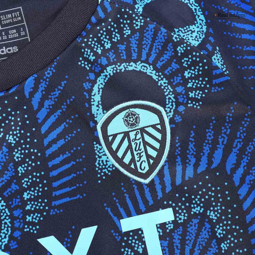 Kids Leeds United Away Kit Jersey+Shorts 2023/24
