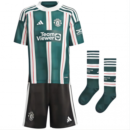 Manchester United Away Soccer Socks 2023/24 Kids