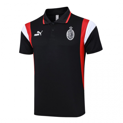 AC Milan Core Polo Shirt Black 2023/24