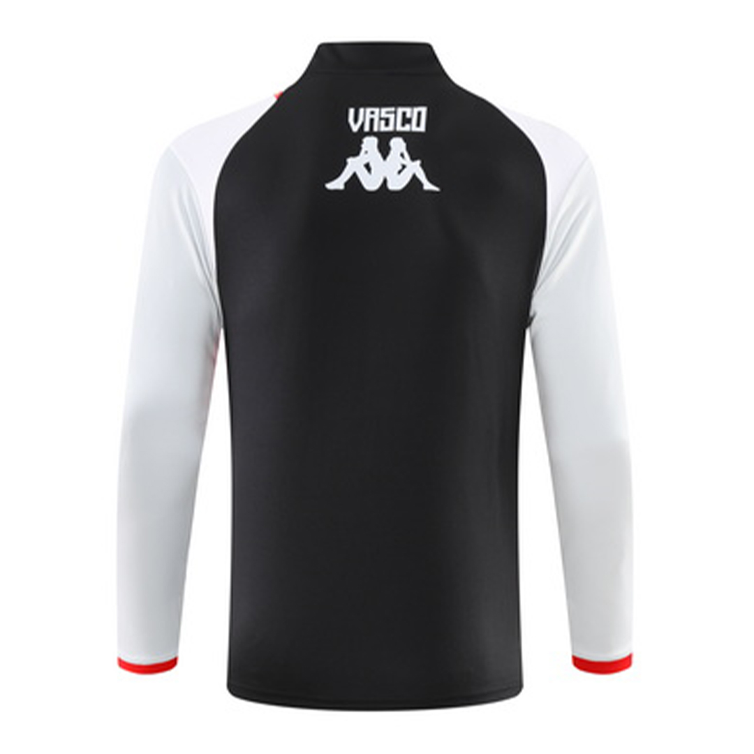 Vasco da Gama Zipper Sweatshirt Kit(Top+Pants) Black 2023/24