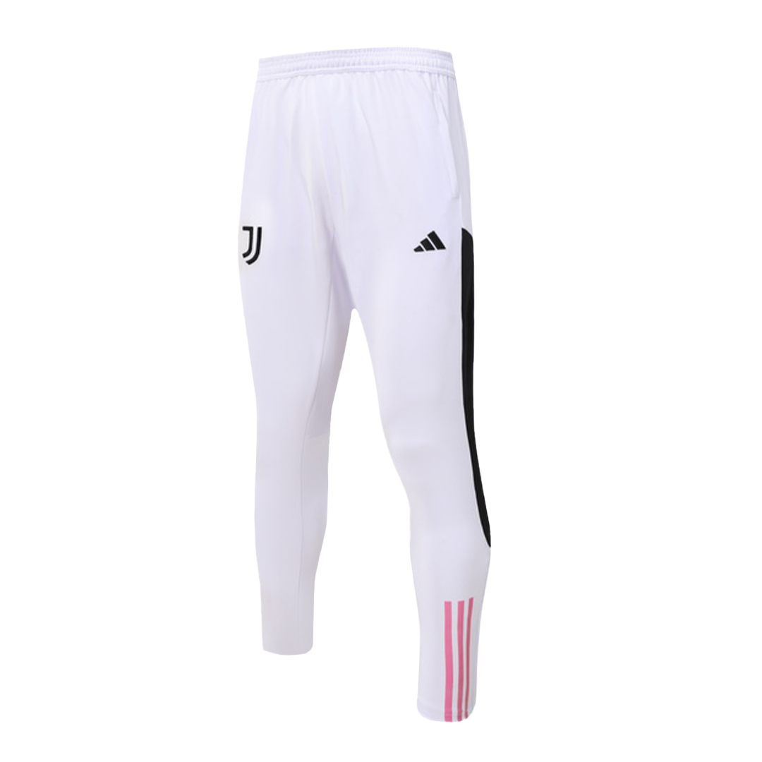 Kids Juventus Zipper Sweatshirt Kit(Top+Pants) White 2023/24