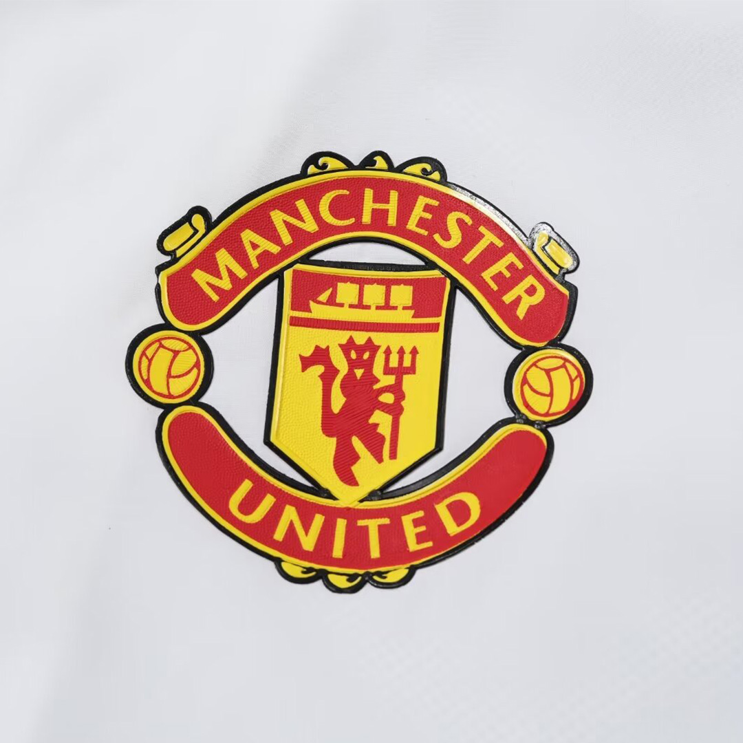 Manchester United Windbreaker Hoodie Jacket White 2023/24