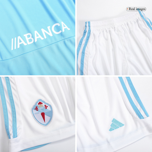 Kids Celta Vigo Home Kit Jersey+Shorts 2023/24