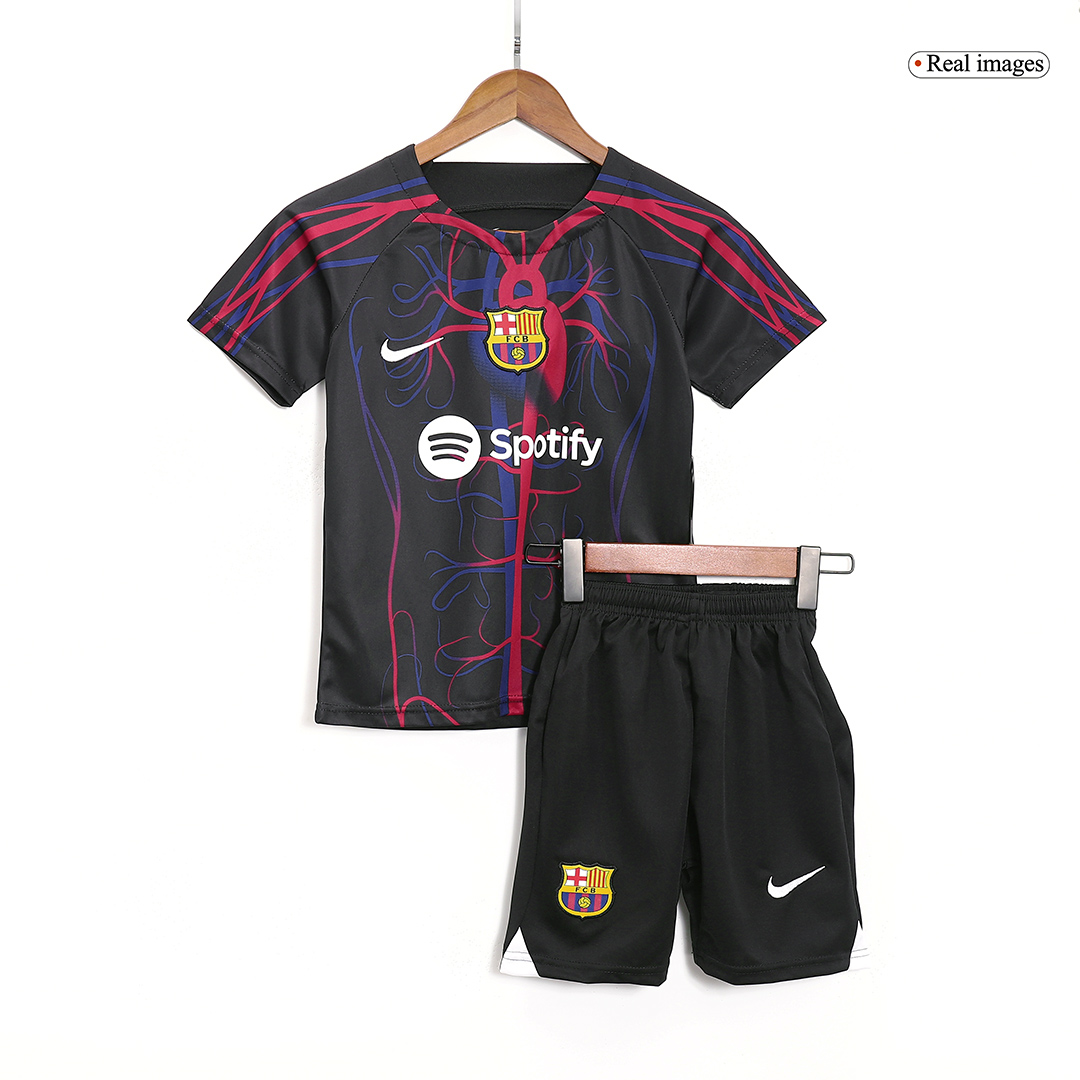 Kids Barcelona x Patta Kit(Jersey+Shorts) 2023/24