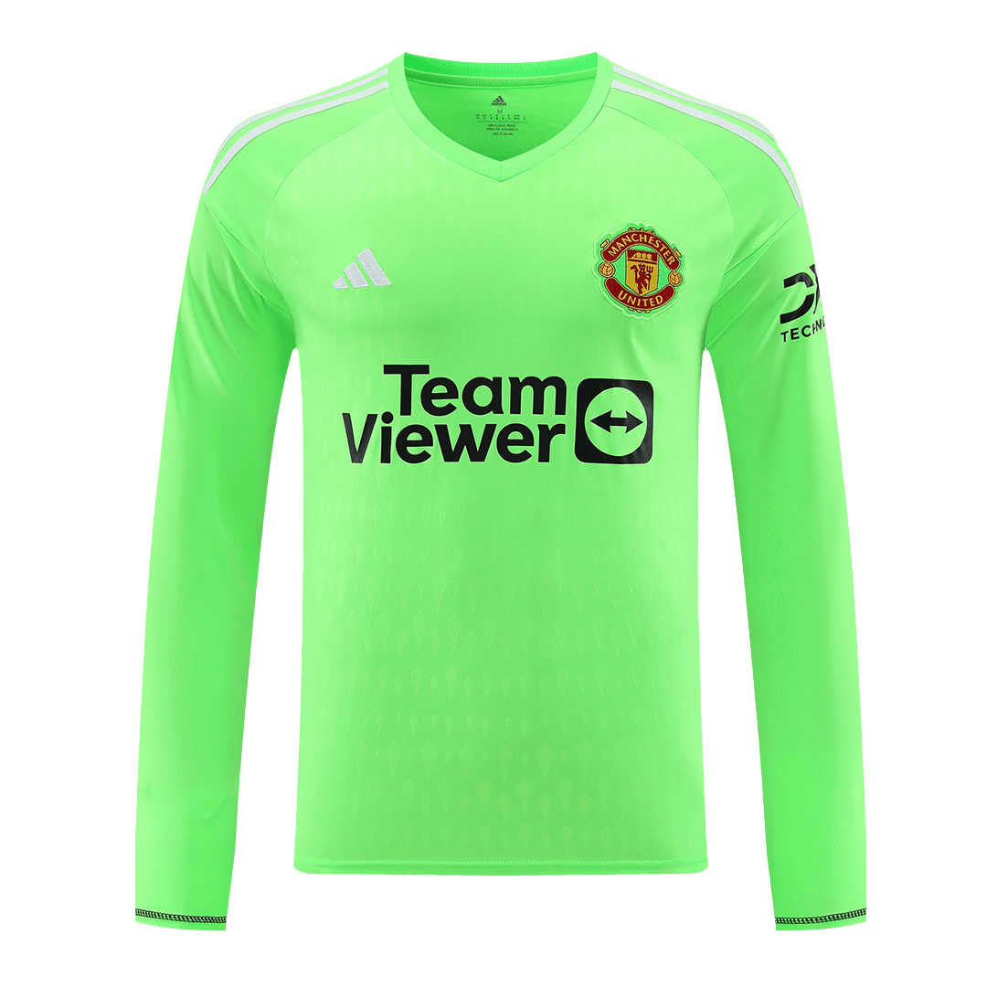 Manchester United Goalkeeper Long Sleeve Jersey Green 2023/24