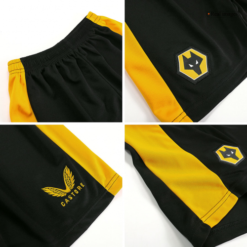 Kids Wolves Home Kit Jersey+Shorts 2023/24