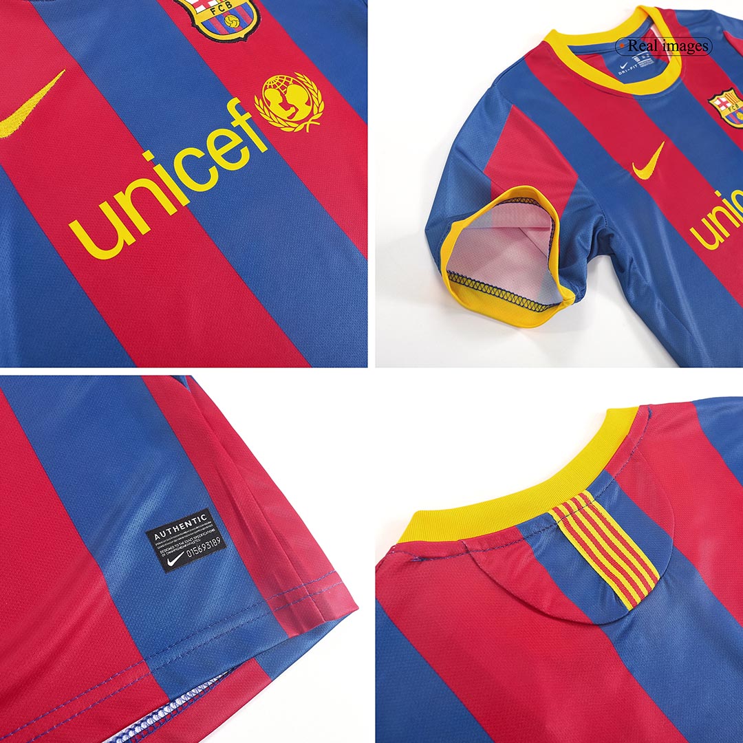 Kid's Barcelona Home Kit(Jersey+Shorts) 2010/11