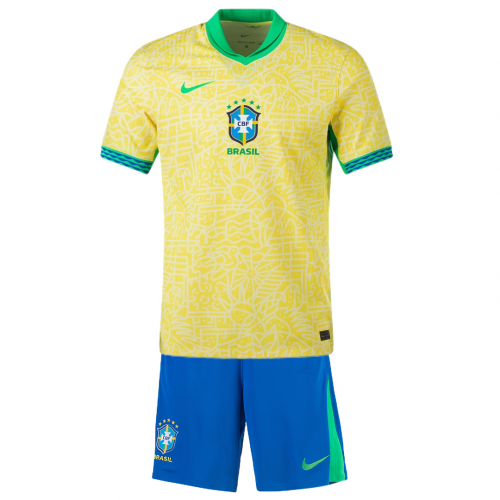 Kids Brazil Home Kit Copa America 2024