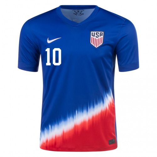 Pulisic #10 USMNT Away Jersey Copa America 2024